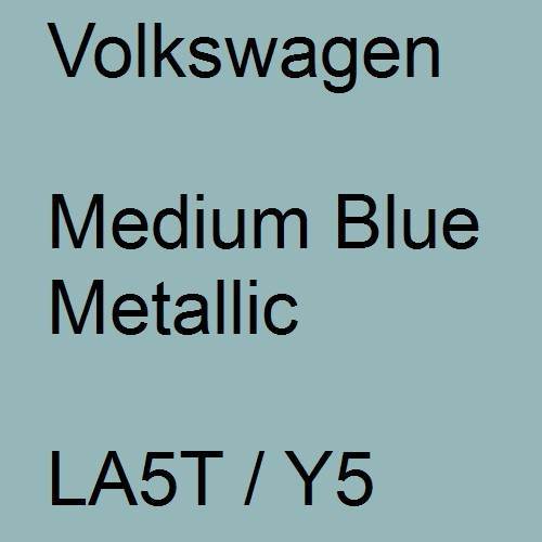 Volkswagen, Medium Blue Metallic, LA5T / Y5.